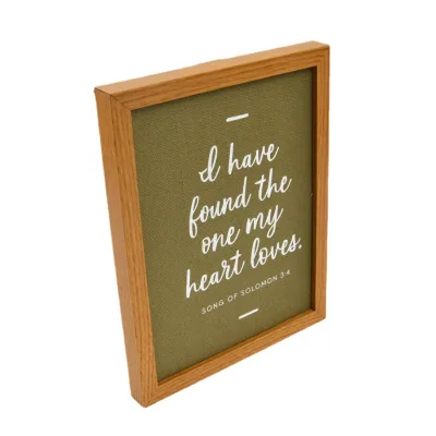 Customizable MDF Wood Table Display Picture Frame with Printed Art Floater Wall Frame for Home Decor and Photo Display
