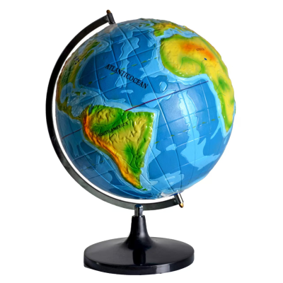 Educational Equipment Geography Three-dimensional Topographic Globe Observe and Teach Clearly