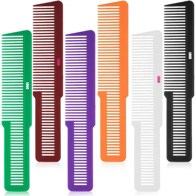 Custom logo Comb Professional Classic Barber Electroplating Gold Round-Tooth Durable Hair Comb Anti-Static Comb for Home Use