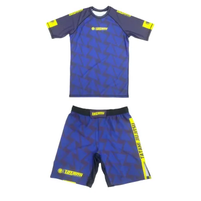 Fighting Clothing Kick Boxing Suit Chinese Kongfu Suit Karate Wear Muay Thai Training Set with Shorts Style