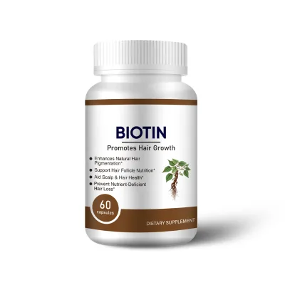 Private Label Biotin Keratin Collagen Capsules for Hair Skin & Nails Heathcare Supplement Biotin Capsules for Hair Growth