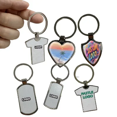 Hot Selling Custom Round Metal Key Chains Direct Manufacturer Custom phone keychain metal