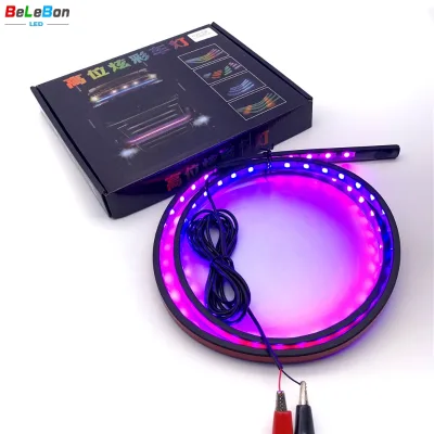 Best Sellers 12V 24V 100cm 120cm 150cm 180cm 200cm 240cm Front Colorful Running RGB Vehicle Truck Car Flow Led Tape Strip Light