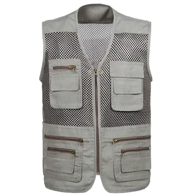 Summer Outdoor Universal Hands Free Front Men's Chest Fishing Vest Bag With Pockets