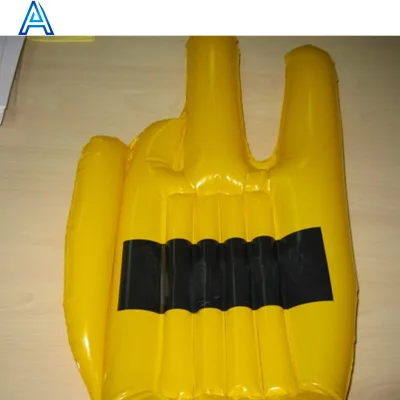 OEM Customize Vinyl PVC air Blow up Inflatable Hand Inflatable Palm for Cheering Palm