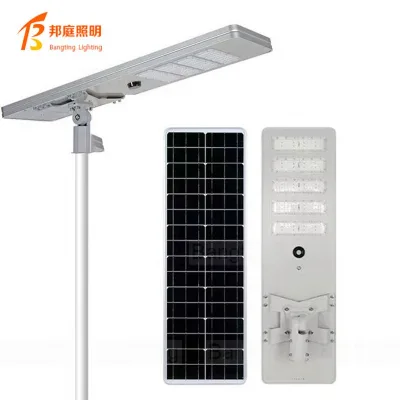 BANGTING New Led Solar Cell Street Light Outdoor with Motion Sensor 150w All in One Integrated Remote Control Pole