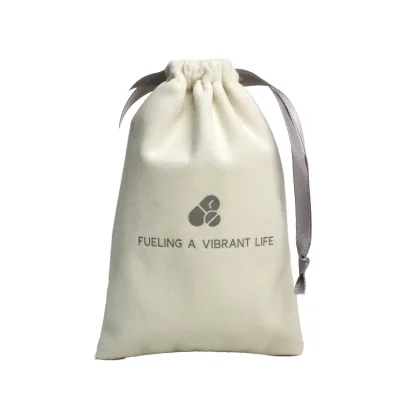 Custom Embroidery Velvet Jewelry Bags Necklaces Small Gift Dust Pouch Drawstring Closure