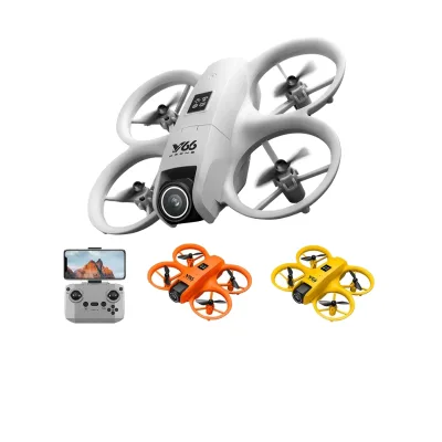 V66 High-Definition Dual Camera Drone Optical Flow Remote Control Aircraft  Personal Safety Products