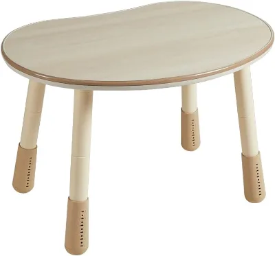 Children's Table, Height Adjustable Kids Dinner Table, Graffiti-Ready Kids Art Table. Suitable for Home & Kindergarten