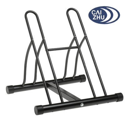 Two-Bike Floor Bike Bicycle Stand Rack with Locking Floor-REST Display Racks