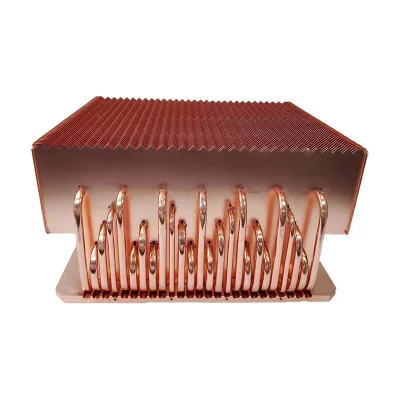 Renjide HighPower 3000W LED Radiator Copper Aluminum Material Fan Attachment for Efficient Heat Dissipation Stage Lighting LED