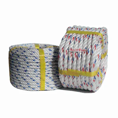3 Strands High Twist Hard PP Polypropylene Rope Fishing Net Twine Self-locking Rope