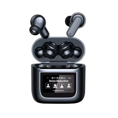 Gaming Earbuds with Screen YW05 Earbuds ANC Wireless Earphones BT5.3 Gaming Headset Noise Cancelling