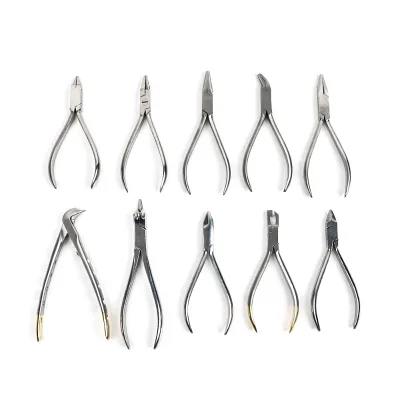 Uncoated Stainless Steel Medical Dental Instruments Orthodontic Pliers