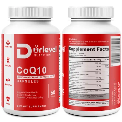 Ultra Absorbable CoQ10 Softgels | Enhanced Bioavailability Formula