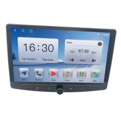 Car Radio Android Universal 360 Degree Rotatable Screen Car DVD Player with BT GPS DSP Car Video Multimedia Player