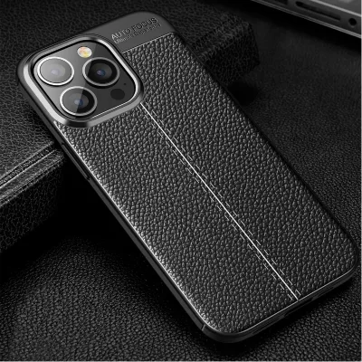 For iPhone 14 Pro case Factory Whole Sale for iPhone 11 12 13 14 Pro Max Phone Case Tpu Soft Leather Texture Phone Cover