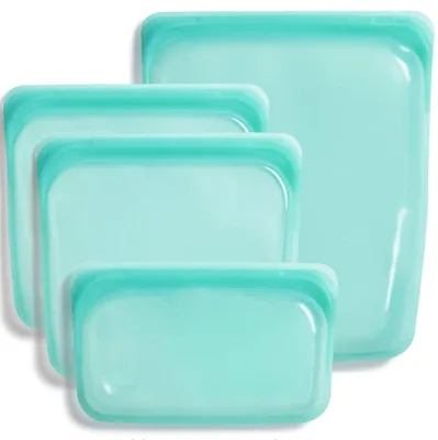 Colorful Silicone Food Grade Reusable Storage Bag Manufacture Packaging & Printing Product for Storage