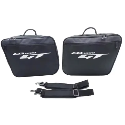 For CB1000 GT 2026 Motorcycle Saddle Bag Waterproof PU Material 40L Laser Printed New