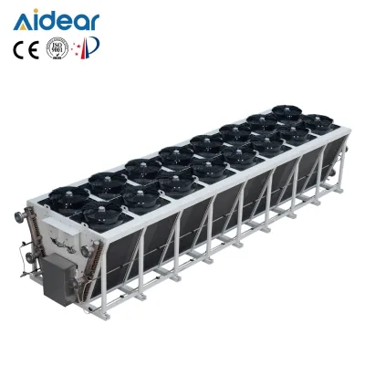 Modular Dry Cooler for Distributed Energy System Power Generation Facility Cooling Custom Manufacturer OEM