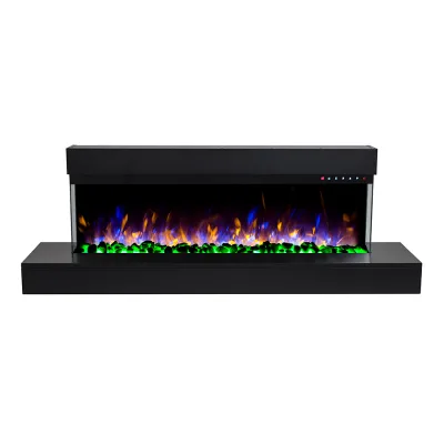 New 43" Modern Flame Electric Fire with Mantel