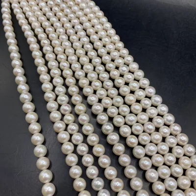 High-quality White Natural Freshwater Pearl Strand 4A 11-12mm