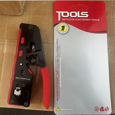 All-in-one Pass Through RJ45 Crimping Tool RJ45 Crimper for Cat6 Cat5e Pass Through RJ45 Plug