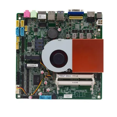 Mini-ITX motherboard manufacturer Industrial mini board with CPU 6th gen i7-6500U ddr3 1 or 2 RJ45 LAN
