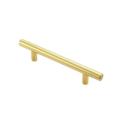 Modern Brushed Aluminium Alloy Furniture Pulls & T-Bar Cabinet Handles for Kitchen Outdoor Warehouse & Living Room Use