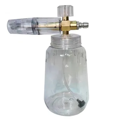 1L Fully Transparent Plastic Foam Lance High Pressure Water Pumps Car Washer Nozzle Foam Gun Sprayer Cannon Foam Generator
