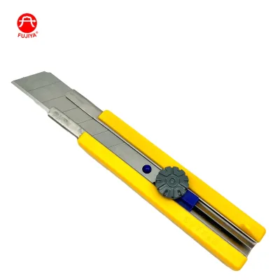 FUJIYA High Quality German Top Grade SK-5 Replaceable Blade Box Cutter ABS Body Superior Utility Knife Workmen's First Choice