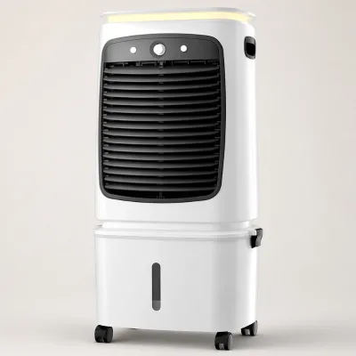 Powerful 3000m³/h JOYHI JH-317J Evaporative Air Cooler,25L Nestable Tank,80W,Swing Function,Switch Control,LED Light Optional