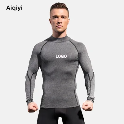Custom Men's Training Sportswear Gym Fitness  Compression Sport Suit Jogging Tight Sports Wear Clothes