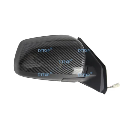 1 Piece LHD No Painting or Carbon Side Mirror for Lancer EX 2007-2019 5 Wires Auto Fold Parking Glass for Fortis GT CX CY CZ