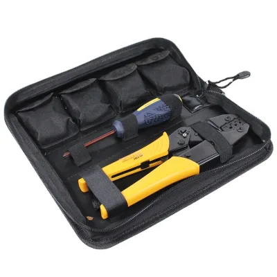 Hs-03bc Multifunctional Ratchet Wire Pressing Pliers Mini Multi Jaw Oxford Bag Combination