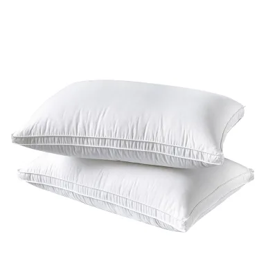 Couple White Microfiber Bedding Polyester Pillow Cushions for Hotel Bed Healthy Blank Pillow Cover Standard
