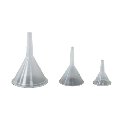 Transparent PP Plastic Funnel 90mm Sustainable & Recyclable Experiment Equipment