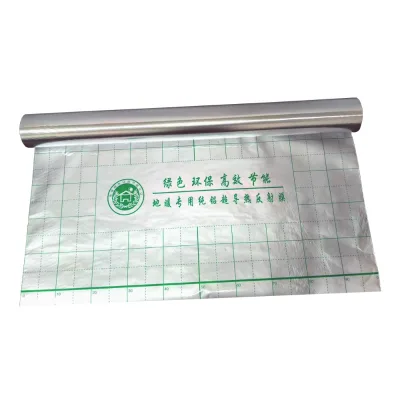 Floor Heating Reflective Membrane Installation Radiant Heat Insulation Reflective Rolls 50m Grid Film Aluminium