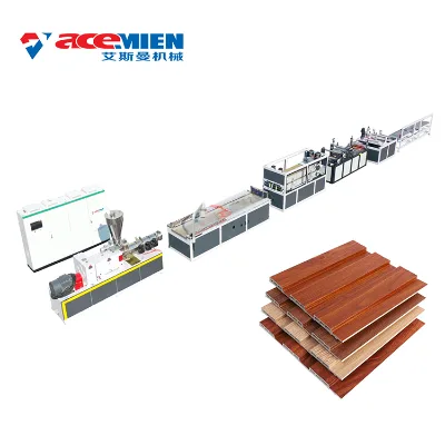Wood Plastic Profile Production Line Pvc Decorative Sheet Production Line Extrusion Making Machine