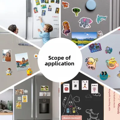 Factory-direct Soft Magnetic Photo Paper A4 Matte Glossy Vinyl DIY Fridge Magnets Inkjet-compatible Printing Paper