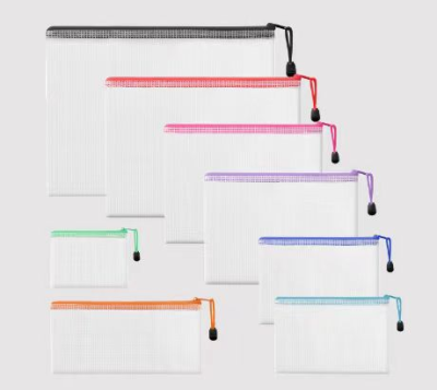 Custom Factory Price Poly Zip Lock Envelope A4 Holder Bag PP Material for USB Flash Drive Storage Case File Folder Organization