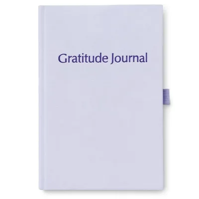 Lavender Linen Undated Gratitude Planner Notebook A5 Daily Guided Self Care Wellness Mindfulness Journal for Women 12 Month Use