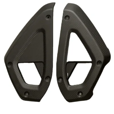 Carbon Fiber Dashboard Decorative Cover Car Modification Interior Accessories Carbon Fiber End Finishing for Defender 90/110
