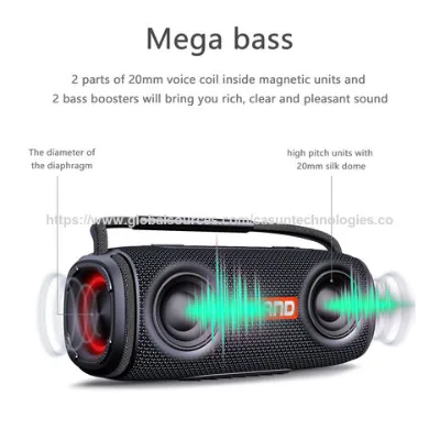Best Seller 20W Subwoofer IPX7 Waterproof Portable Speakers bluetooth Wireless Speaker