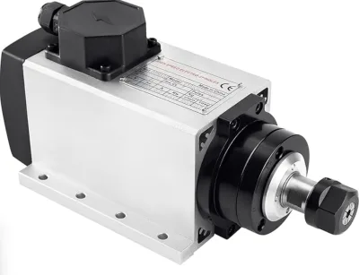 High Speed 4KW ER20 18000rpm Air Cooled CNC Spindle Motor Bearing Inverter Drive 220V 1 Year Warranty for Wood/PCB Machine