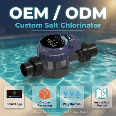Wholesale Supplier Manufacturer 2-25G/h Salt Chlorinator OEM Custom Brand Clorador De Sal Para Piscina Chlorateur Sel