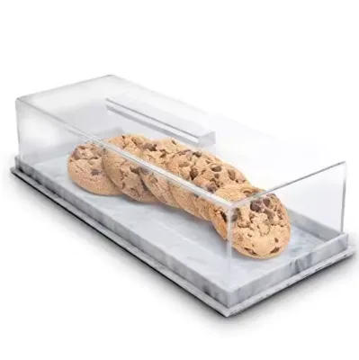 Home Decoration Cake Serving Tray Clear Acrylic Bread Holder