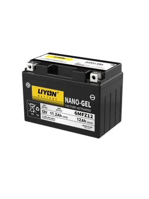LIYON 6MFZ12 12Ah AGM Motorcycle Starting Battery with 1 Year Warranty for Motorcycles