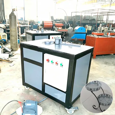 Factory Direct CNC Scroll Bending Forming Machine for Wrought Iron S C U Shape Flower Pattern Making Equipment