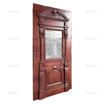 Rustic Solid Wooden Door with Vintage Wood Grain for a Cozy and Charming Space Timeless Farmhouse Style